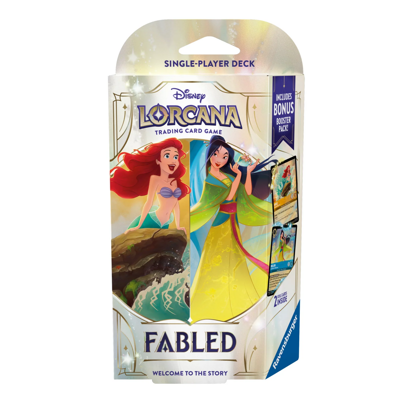 Disney Lorcana - Fabled - Starter Deck - Ariel & Mulan